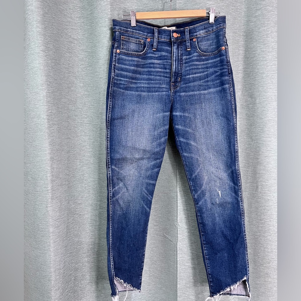 Madewell 10" High-Rise Skinny Jeans: Tulip-Hem Edition size 30